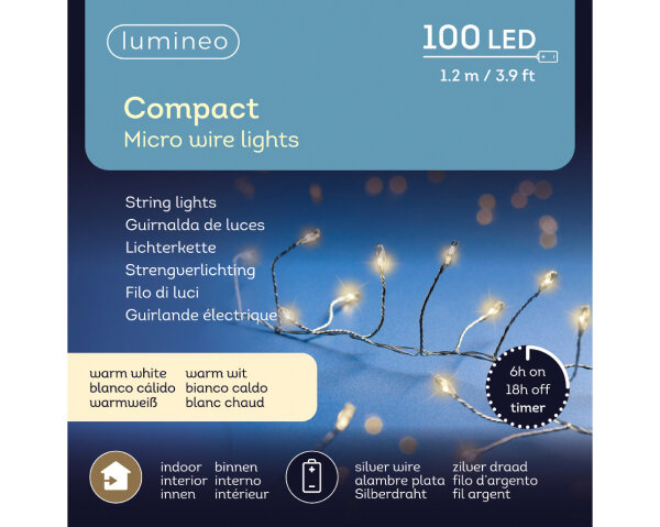 Micro LED Compact Beleuchtung BO Indoor silber