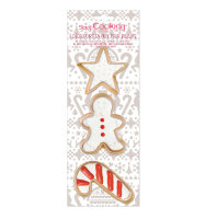 3 golden stainless steel cookie cutter Gingerman/Candy...