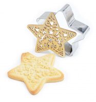 Cookie cutter + wood embosser "Star"