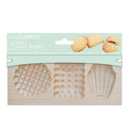 Wooden mold for filled biscuits "Petits biscuits" - 20x10x2 cm