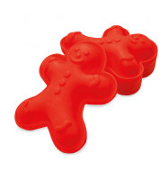 6 Individual silicone moulds "gingerbread man"