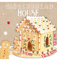 Cookie cutter kit « Gingerbread house »