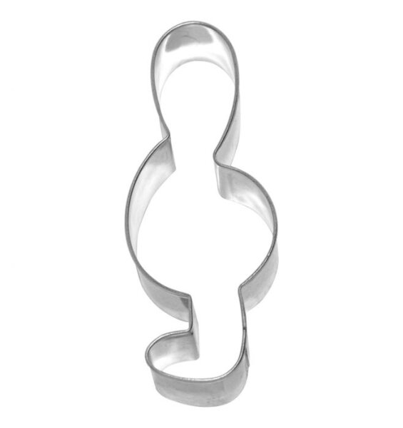 Ausstechform Notenschlüssel, Weißblech, 9,5 cm
