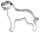 Ausstechform Dogge, Edelstahl, mit Innenprägung, 7,5 cm [PG blau]