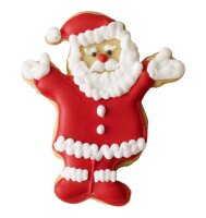 Ausstechform Santa Claus, 8,5 cm, Edelstahl, mit...