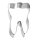 Ausstechform Zahn, Edelstahl, 4,5 cm