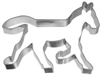 Ausstechform Pferd im Trab, Edelstahl, 12 cm