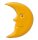 Ausstechform Mond, 8 cm, Edelstahl, mit Innenprägung [PG blau]