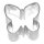 Ausstechform Schmetterling, Edelstahl, 3,5 cm
