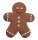 Ausstechform Gingerman klein, 6 cm, Edelstahl [PG rot]