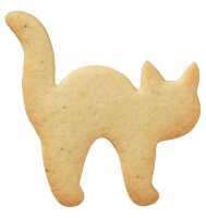 Ausstechform Halloween Katze, Edelstahl, 8 cm [PG rot]