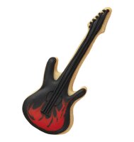 Ausstechform E-Gitarre, 10 cm, Edelstahl [PG rot]