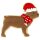 Ausstechform, Weihnachts-Dogge, 6 cm, Edelstahl, mit Innenprägung [PG blau]