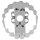 Ausstechform, Linzer Kleeblatt, 5 cm, Edelstahl, doppelseitig nutzbar, mit Banderole [PG blau]