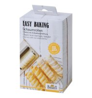 Easy Baking, Schaumrollen, Ø 2 - 3 cm, Länge 13 cm, 6 Stück, leicht konisch, antihaftbeschichtet
