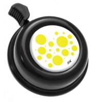 Liix Colour bell yellow dots Black