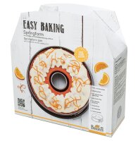 Easy Baking, Springform mit zwei Böden, Ø 26 cm, Höhe 9 cm, mit Marken-Antihaftbeschichtung, mit Rezept