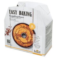 Easy Baking, Gugelhupfform, Ø 22 cm, Höhe 10...