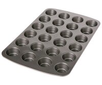 Easy Baking, Mini-Muffinform, Ø 4,5 cm, 39 x 24,5 cm, Höhe 2 cm, für 24 Stück, mit Marken-Antihaftbeschichtung, mit Banderole