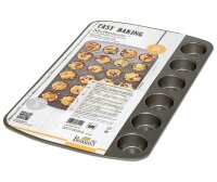 Easy Baking, Mini-Muffinform, Ø 4,5 cm, 39 x 24,5 cm, Höhe 2 cm, für 24 Stück, mit Marken-Antihaftbeschichtung, mit Banderole