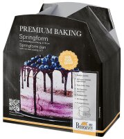 Premiumg Baking, Springform mit extra hohem Rand, Ø 18 cm, 12 cm hoher Rand, exzellente Marken-Antihaftbeschichtung und emaillierter Boden, mit Rezept