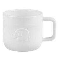KIDS Porzellan-Service Tasse Elefant Dia:7cm H&ouml;he:6,5cm