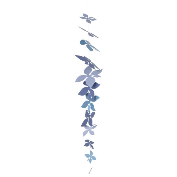 LIVING Blossomkette blautöne Länge: 86cm