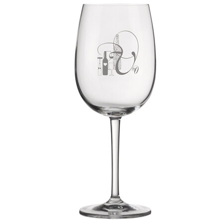 PET Vino Rotweinglas Flasche + Glas