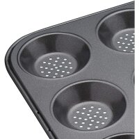 MasterClass Crusty Bake 12 Hole Shallow Baking Pan