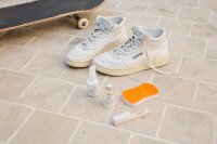 Sneaker Cleaning Kit (4 pieces) 1 Brush (nylon)/ 2 faced sponge/  soap/ protecting spray