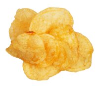 Kartoffelchips mit weißen Trüffeln