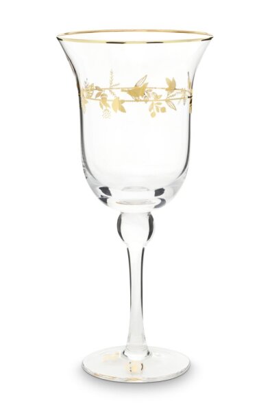 Wine Glass Winter Wonderland Gold 360ml