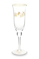 Champagne Glass Winter Wonderland Gold 220ml