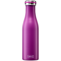 Isolier-Flasche Edelstahl 0,5l purple