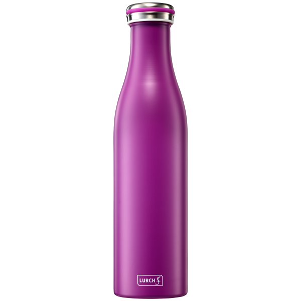 Isolier-Flasche Edelstahl 0,75l purple