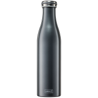 Isolier-Flasche Edelstahl 0,75l anthrazit-metallic