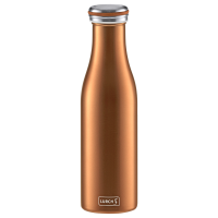 Isolier-Flasche Edelstahl 0,5l bronze-metallic