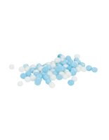 Sugar sprinkles White & Blue Pearls 55g