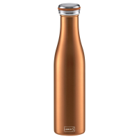 Isolier-Flasche Edelstahl 0,75l bronze-metallic