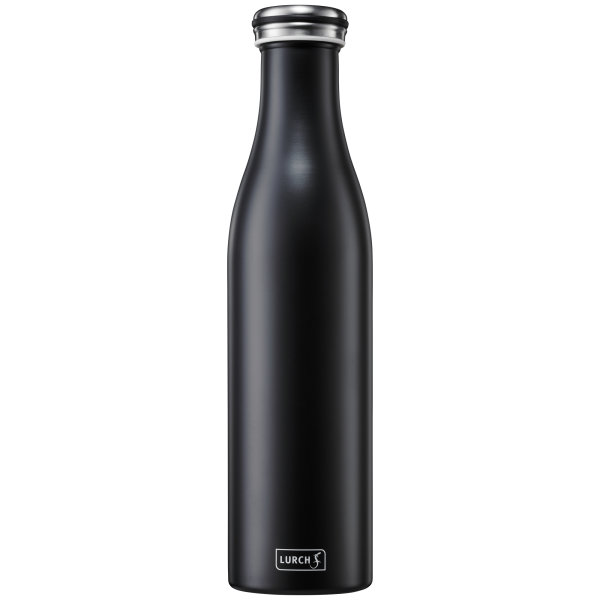 Isolier-Flasche Edelstahl 0,75l mattschwarz