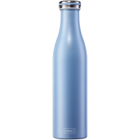 Isolier-Flasche Edelstahl 0,75l pearl blue