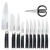 KitchenAid Gourmet geschmiedete Messer mit Block, 11 Stück