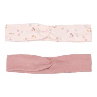 Stirnbändern Baby Set mit zwei Little Pink Flowers/Pink